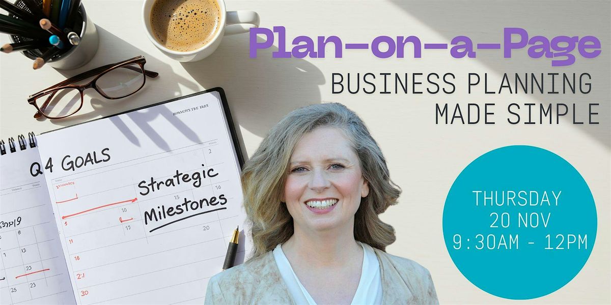 Plan-on-a-Page: Business Planning Made Simple