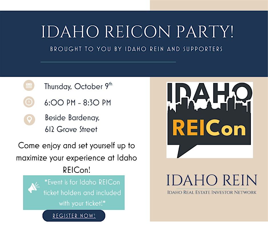 Idaho REICon Exclusive Connection Event