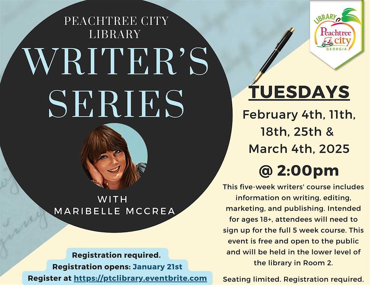 Writers' Series with Maribelle McCrea Writers' Workshop