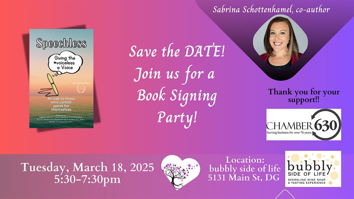 Book Signing Party!