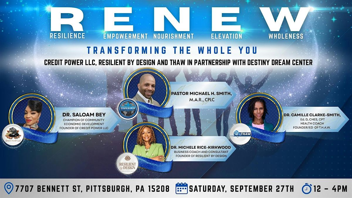 R.E.N.E.W: Transforming the Whole You