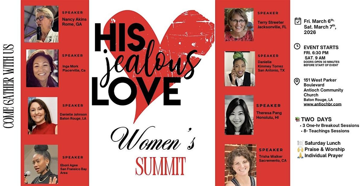 His Jealous Love Women's Summit - BATON ROUGE