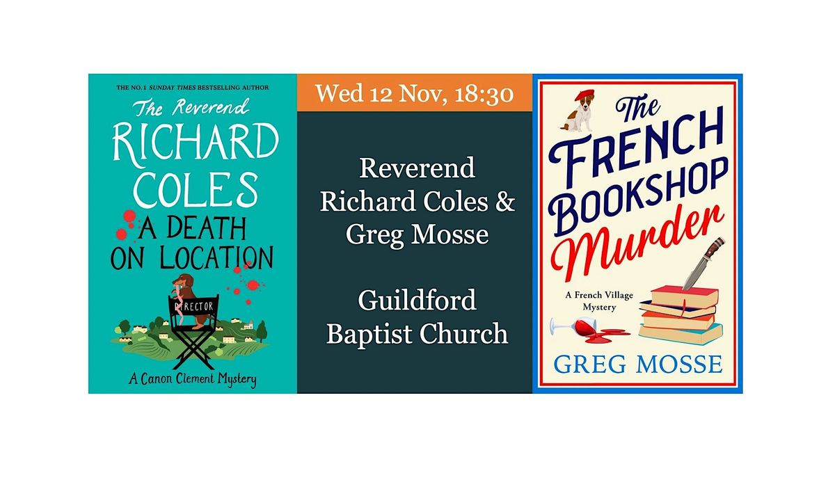 Reverend Richard Coles in Conversation with Greg Mosse