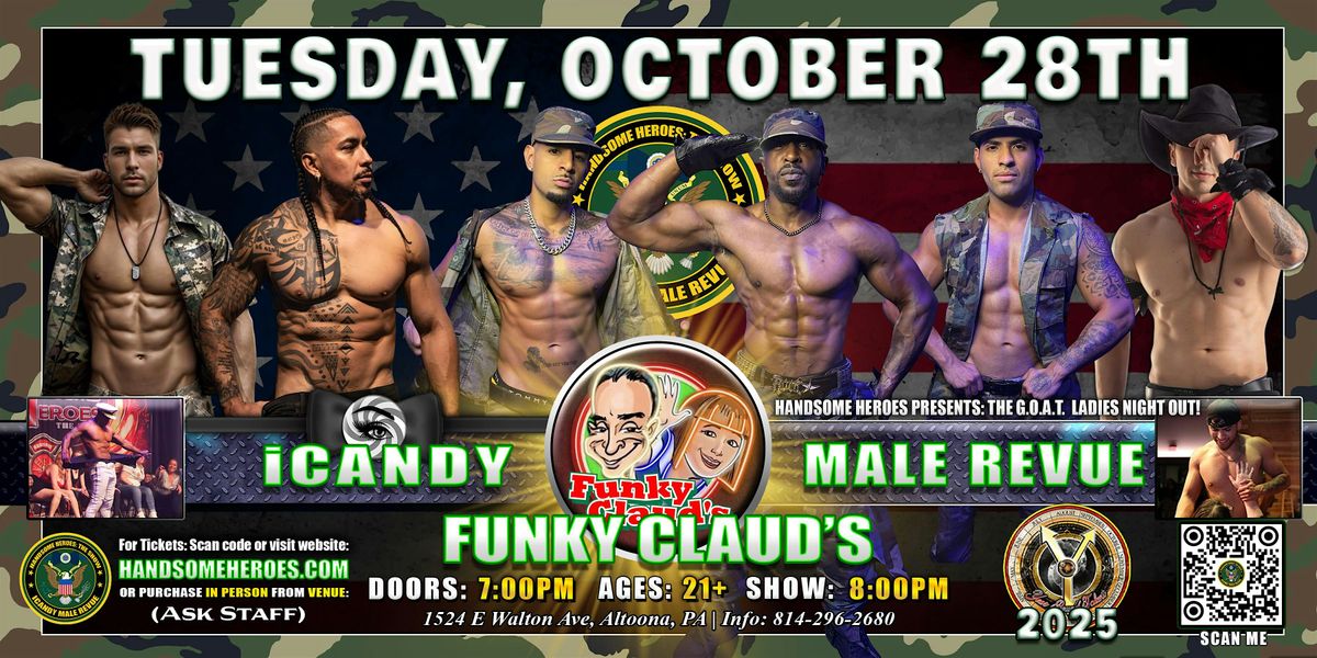 Altoona, PA - iCandy Male Revue @Funky Claud's