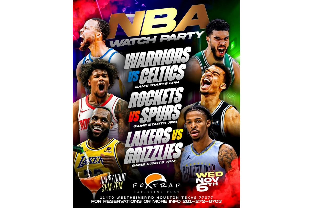 Ready For Basketball? NBA Watch Party @ Fox | Hookah | Food | Pool Tables