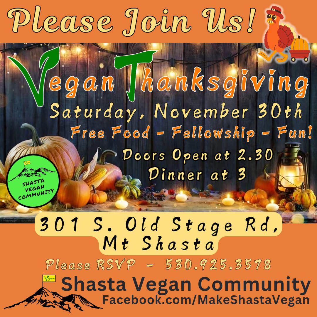 Shasta Vegan Thanksgiving! 