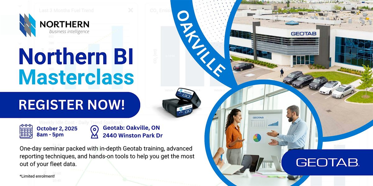 Northern BI Masterclass: Oakville, Ontario