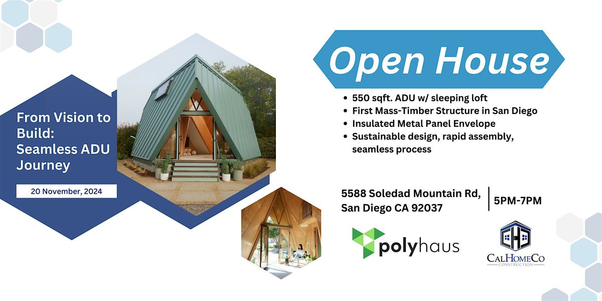 ADU Open House: Tour the Polyhaus Tetra ADU on Soledad Mountain Rd