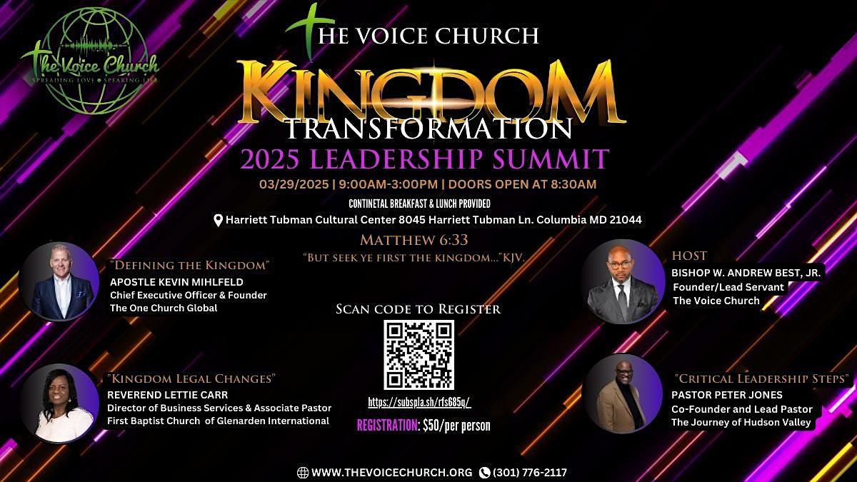 Kingdom Transformation 2025 Leadership Summit