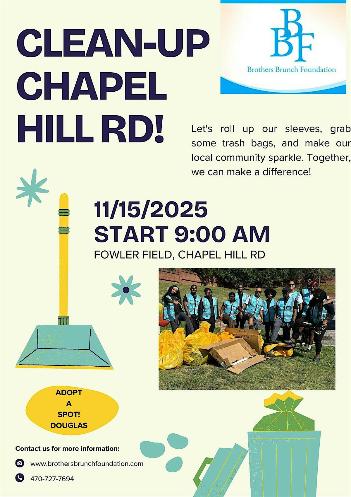 BBF Chapel Hill Rd Clean Up