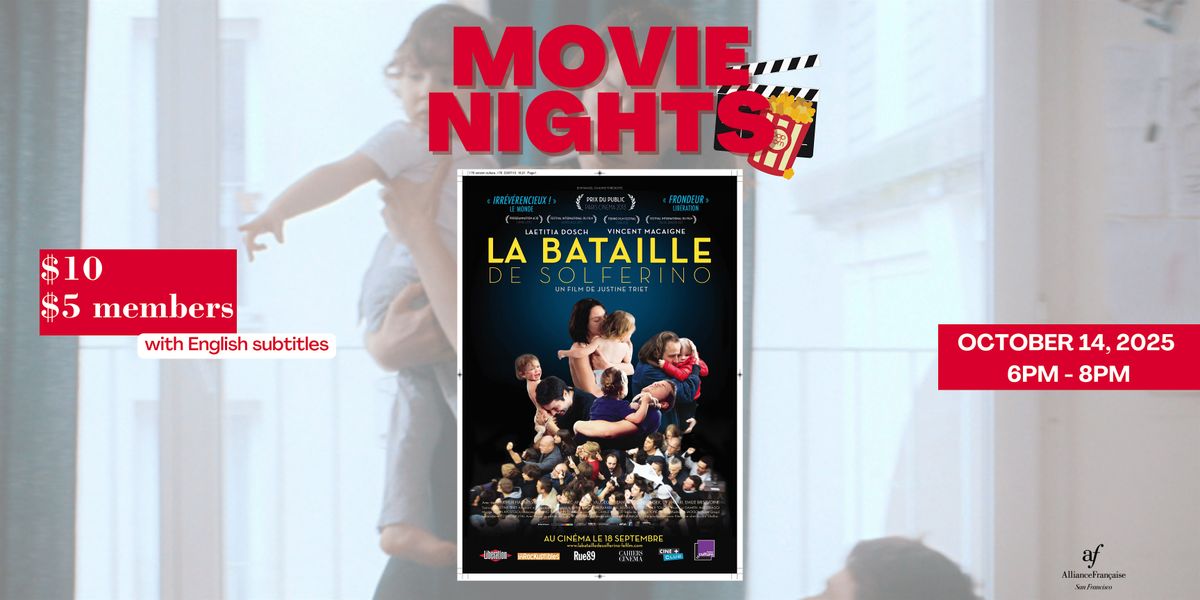 Movie Night : La Bataille de Solf\u00e9rino - October 14 2025