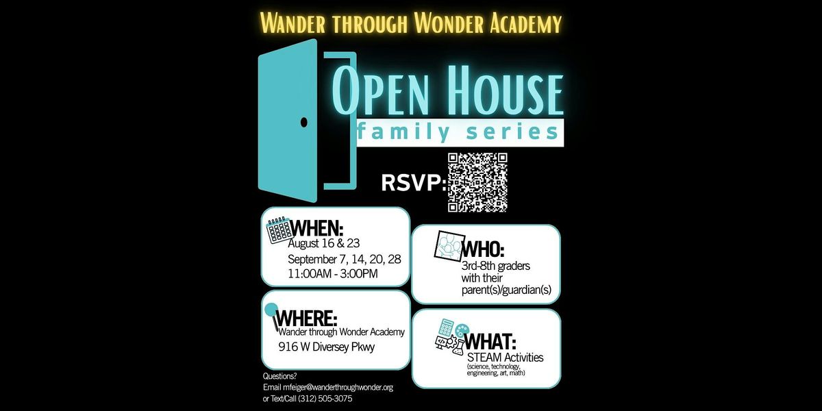 Wander through Wonder Academy's Open House: Family Series