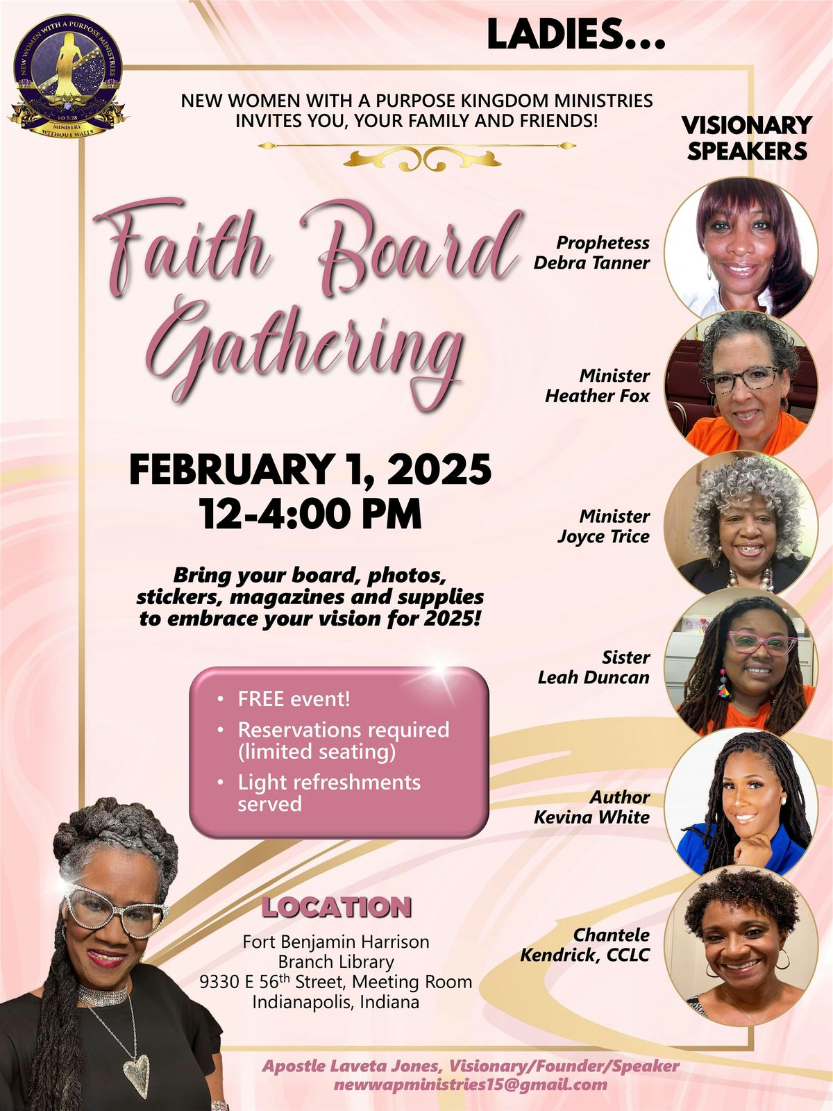 FAITH  VISION BOARD GATHERING