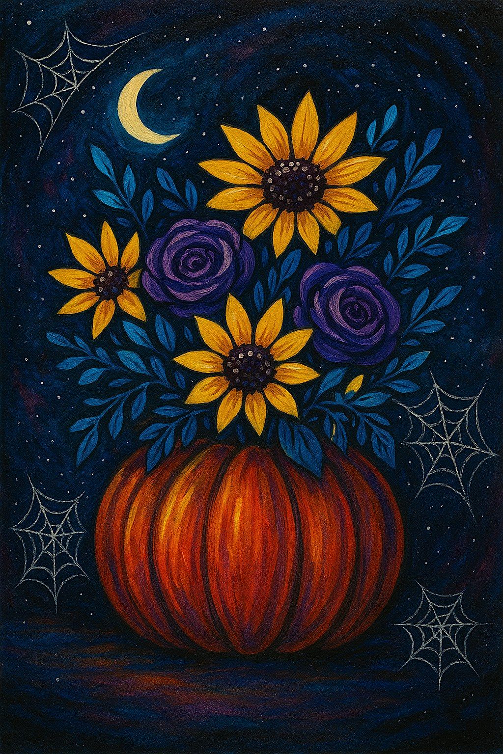 Boo-tiful Blooms Sip & Paint