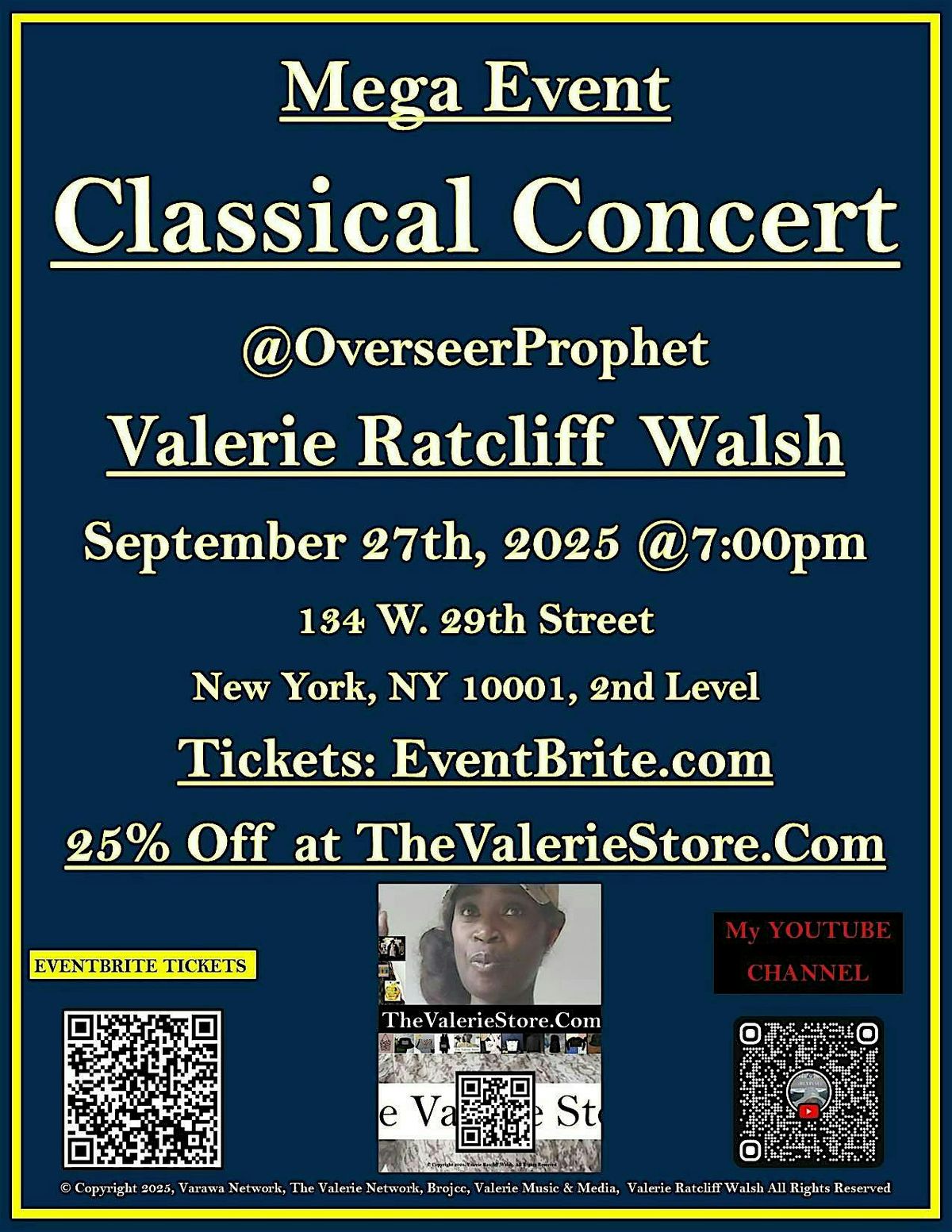 Classical Concert with Valerie Ratcliff Walsh