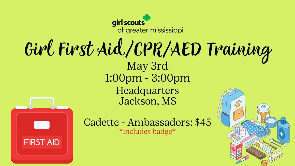  Girl First Aid\/CPR\/AED Training - Jackson