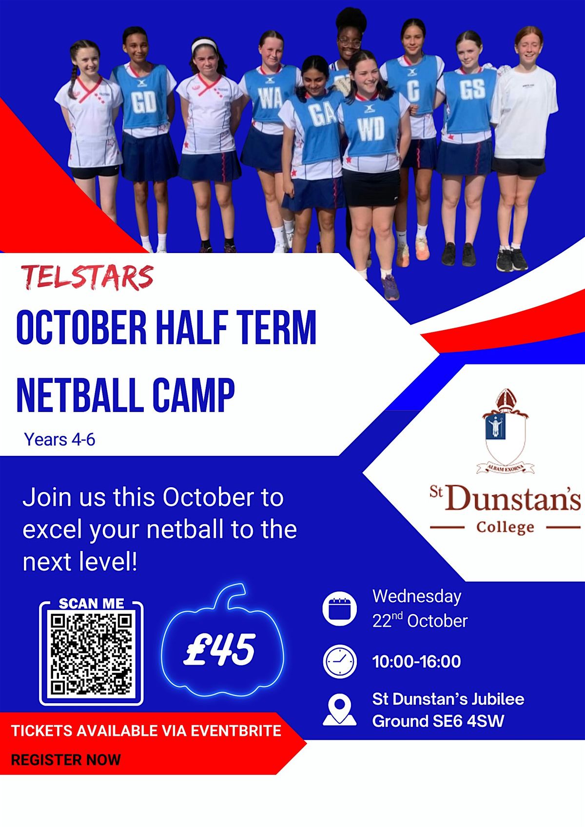 October Netball Camps: Years 4-6