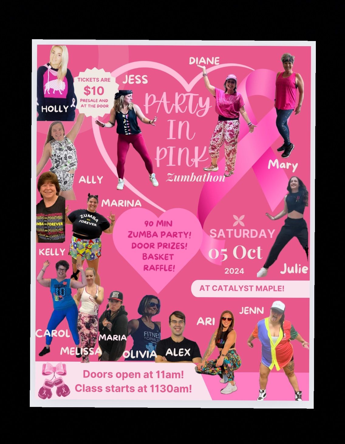 Catalyst Fitness\u2019s Annual Party in Pink Zumbathon!!!