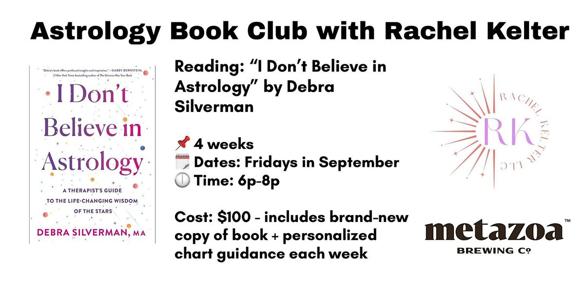 "I Don\u2019t Believe in Astrology\u201d Book Club