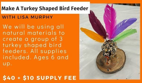 Make a Turkey Shaped Bird Feeder with Lisa Murphy