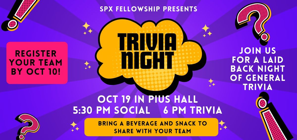 SPX Trivia Night