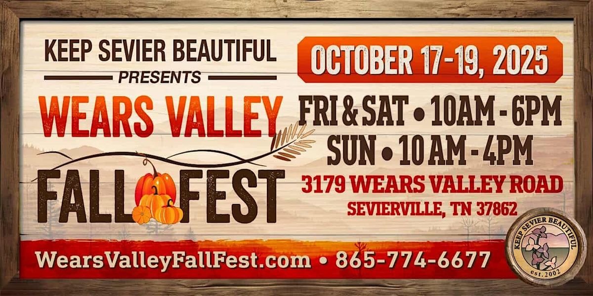 Wears Valley Fall Fest 2025
