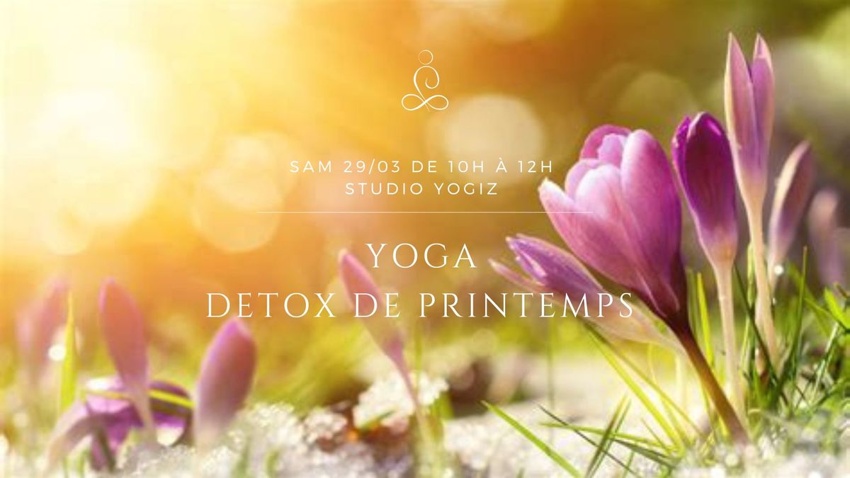 Atelier YOGA \ud83c\udf38 Detox de printemps