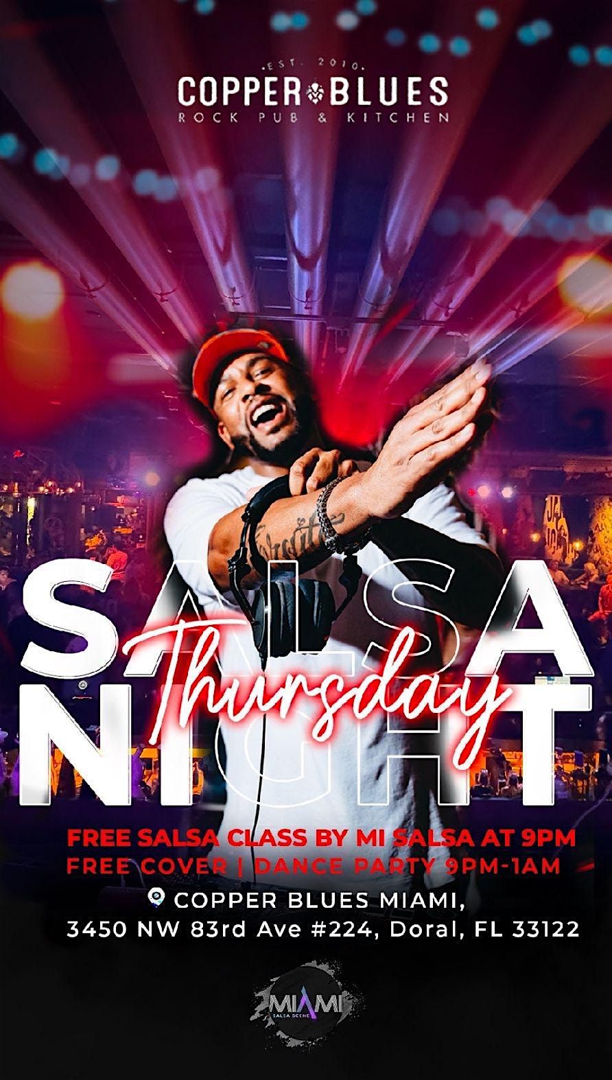 PORQUE NO THURSDAYS AT COPPER BLUES DORAL FEAT DJ CHARUN AND GUESTS