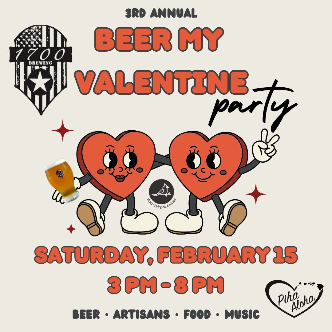 BEER My Valentine at 1700 Brewing + Piha Aloha 