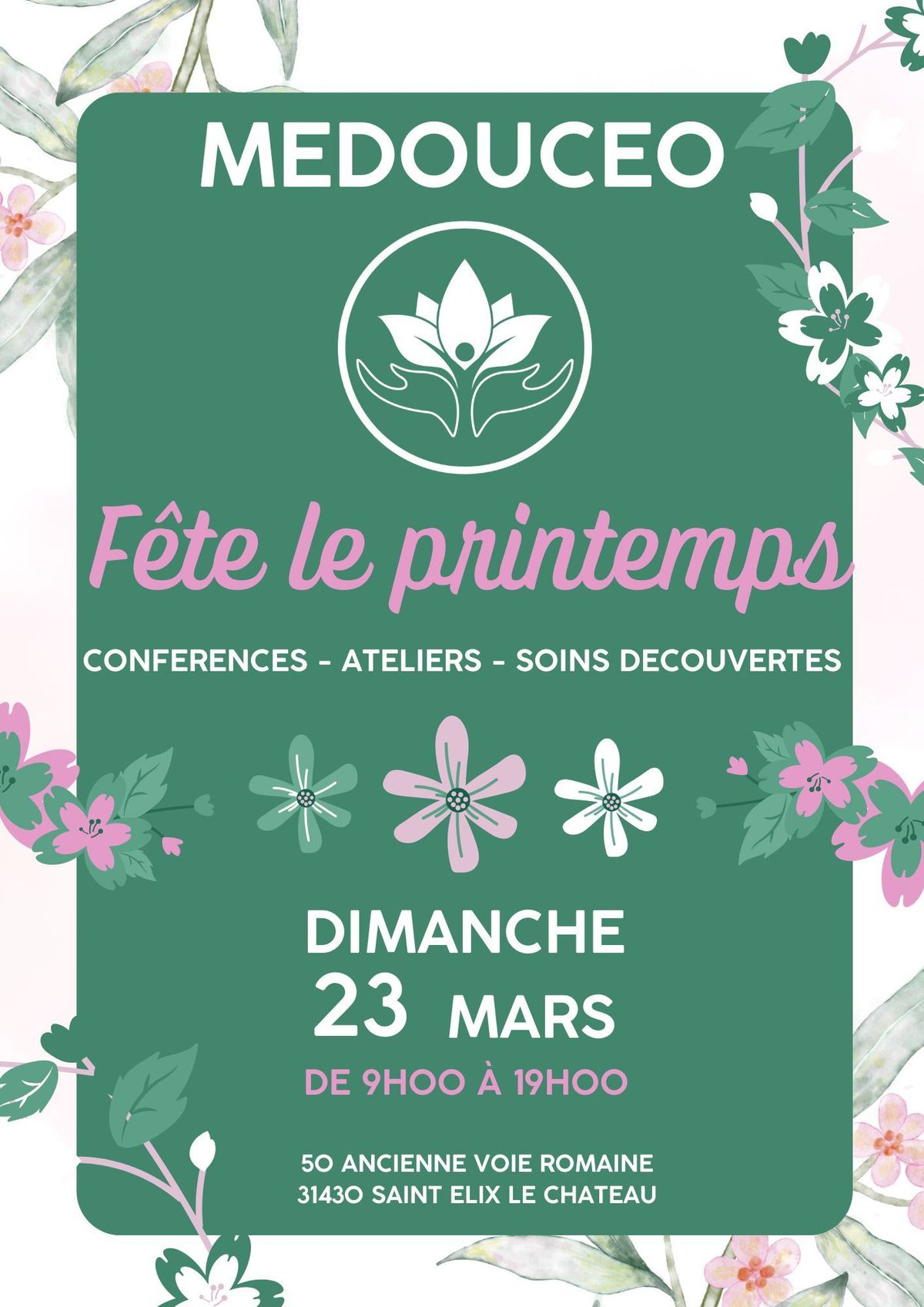 Medouceo f\u00eate le printemps 