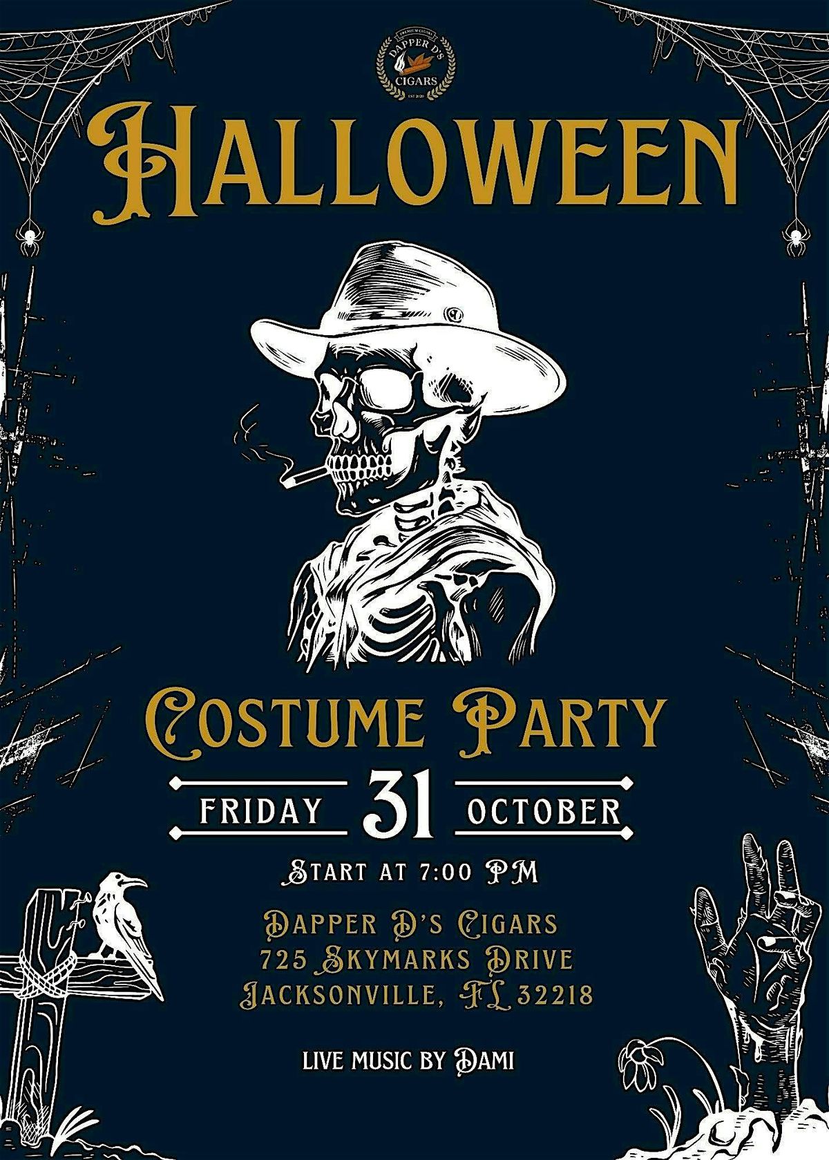 Halloween Party at Dapper D\u2019s Cigars \u2013 River City