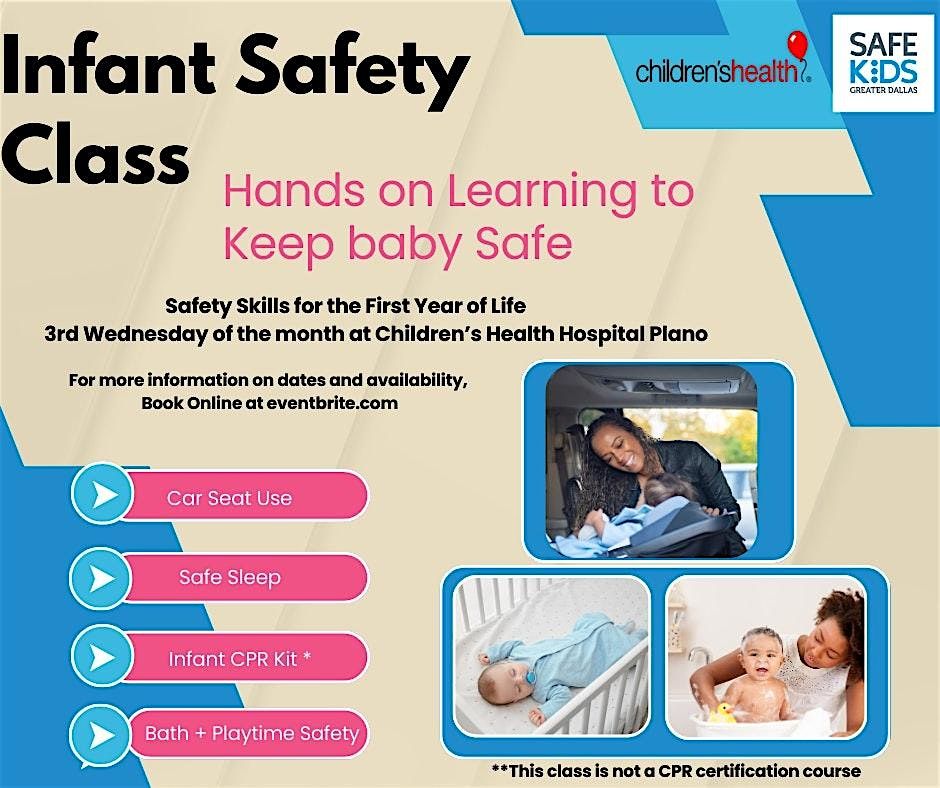 Infant Safety Class Call or text 817-470-4933 for questions