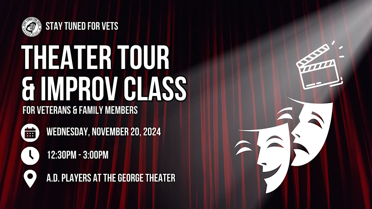 Improv Class and Theater Tour for Veterans