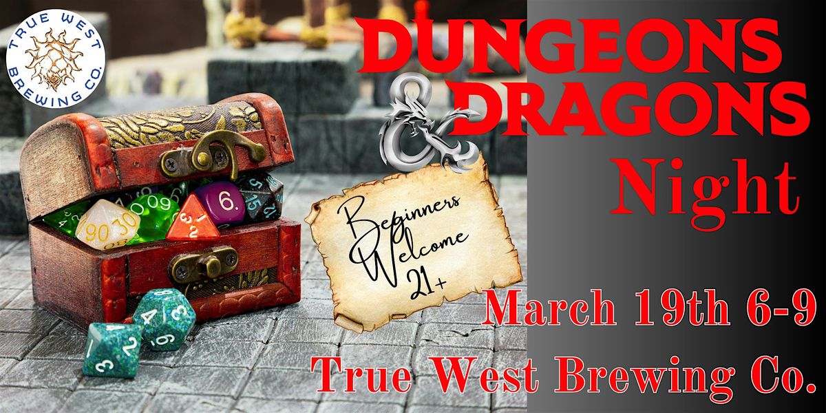 Dungeons & Dragons Night at True West Brewing