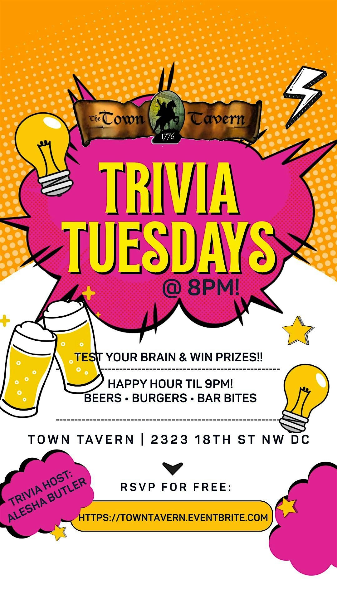 Trivia Tuesdays @ Town Tavern