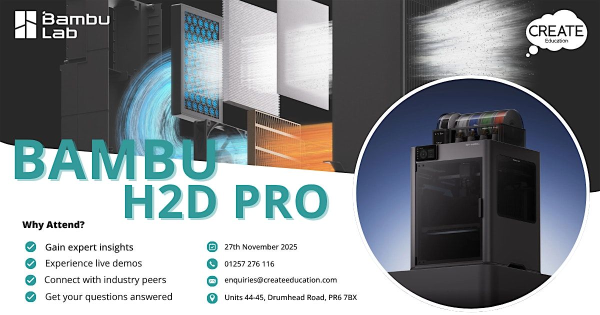 Bambu Lab H2D Pro Open House