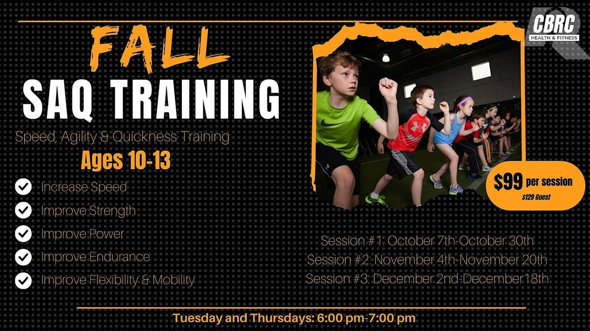 Fall SAQ Training at CBRC Health & Fitness - Session 1