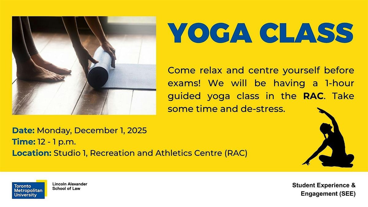 Yoga Class with Lincoln Alexander School of Law