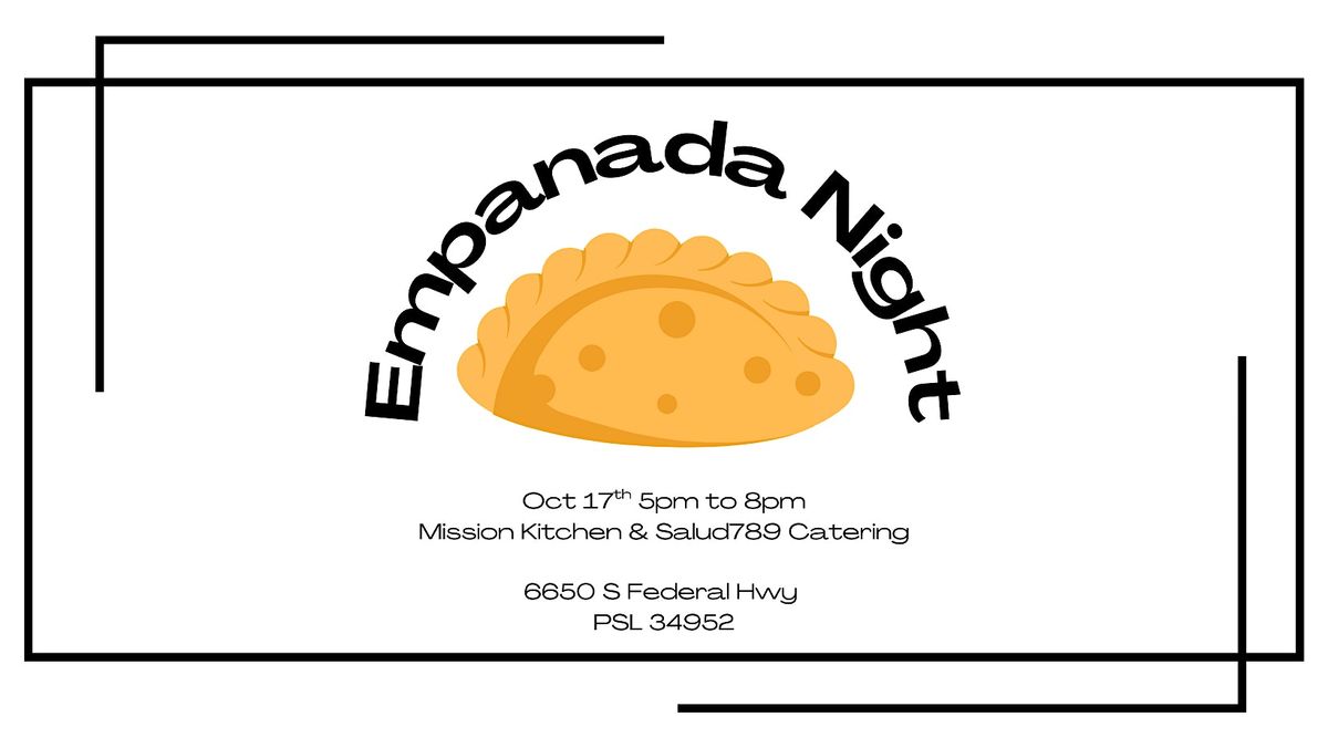 Salud789 Catering presents Empanada Night