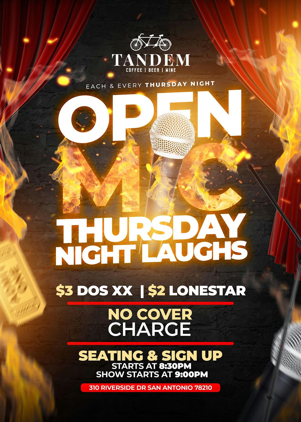 Thursday Night Laughs Open Mic