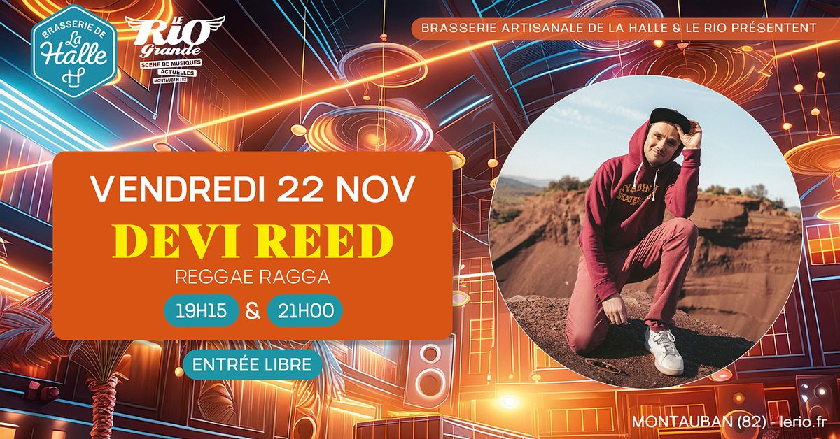 Concert - DEVI REED @Brasserie de la Halle - Montauban