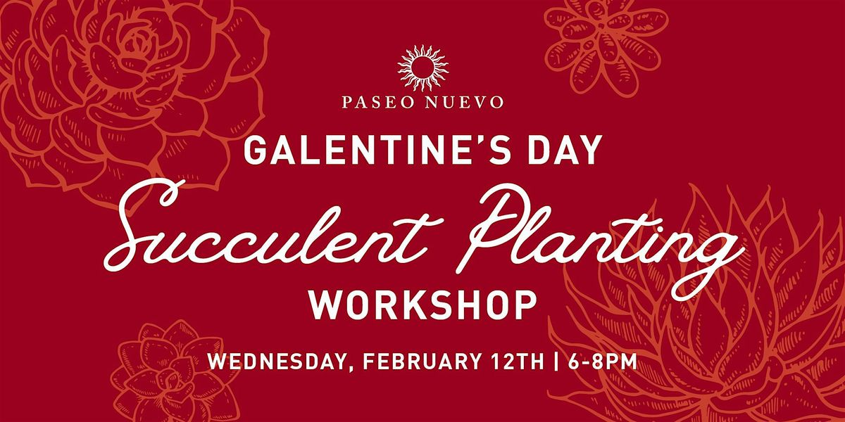 Galentine's Day Succulent Planting Workshop