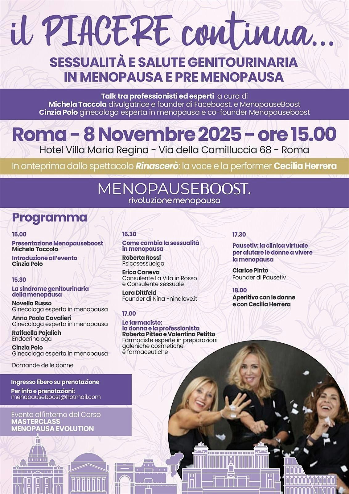 Il piacere continua.... Sessualit\u00e0 e salute genitourinaria in menopausa