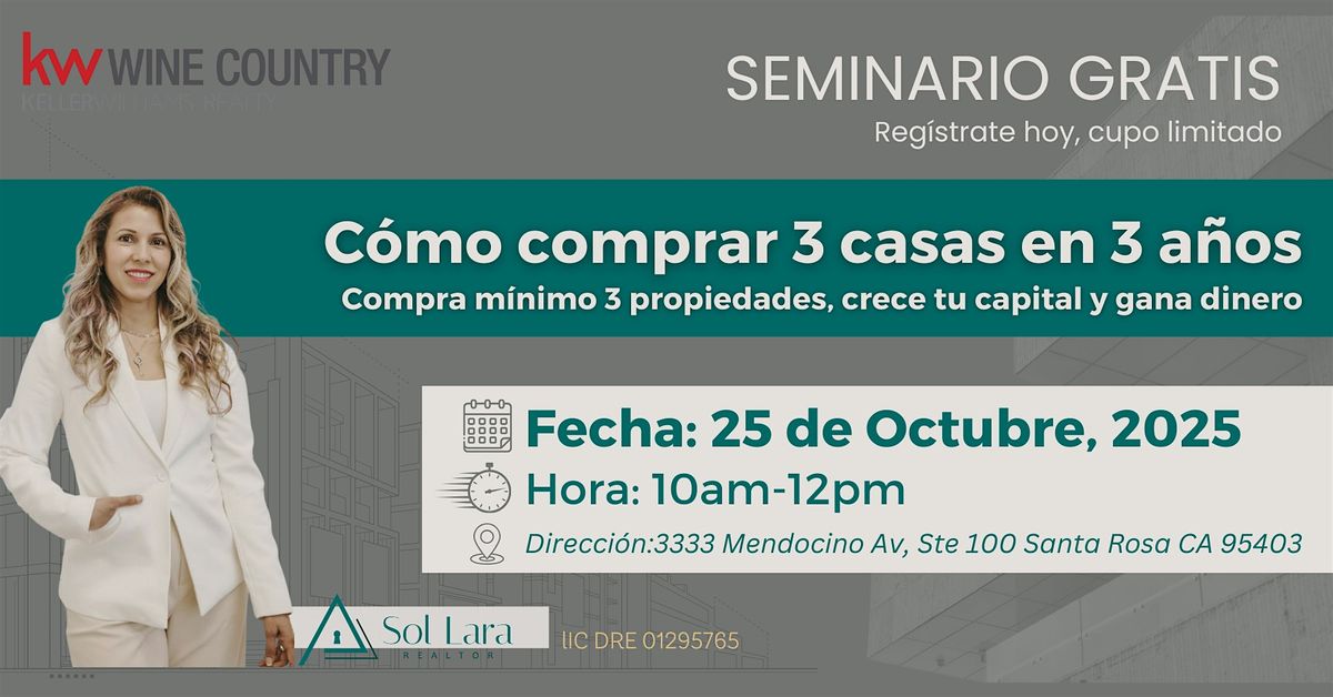 Como Comprar 3 Casas en 3 anios