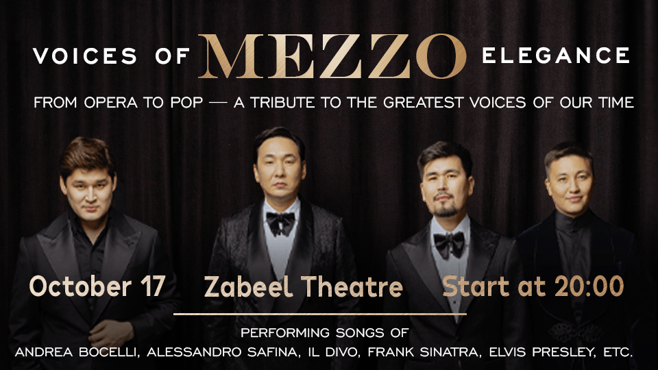 Mezzo: Voices of Elegance at Zabeel Theatre in Dubai
