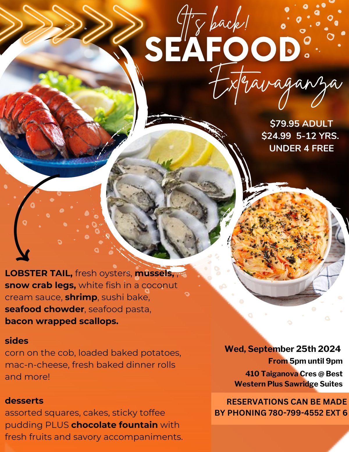 IT's BAAAAACK! Seafood Feast