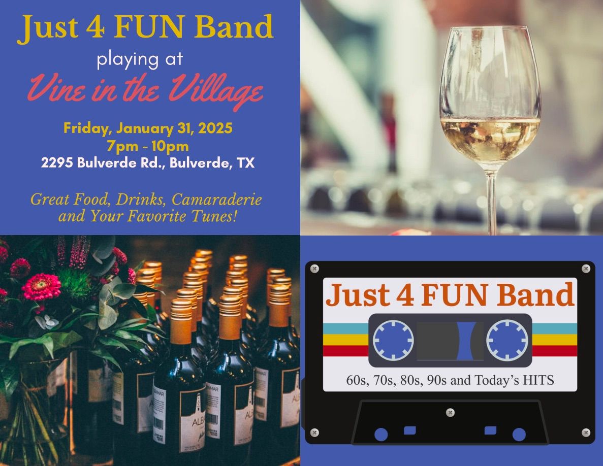 Just 4 FUN Band @ Vine in theVillage