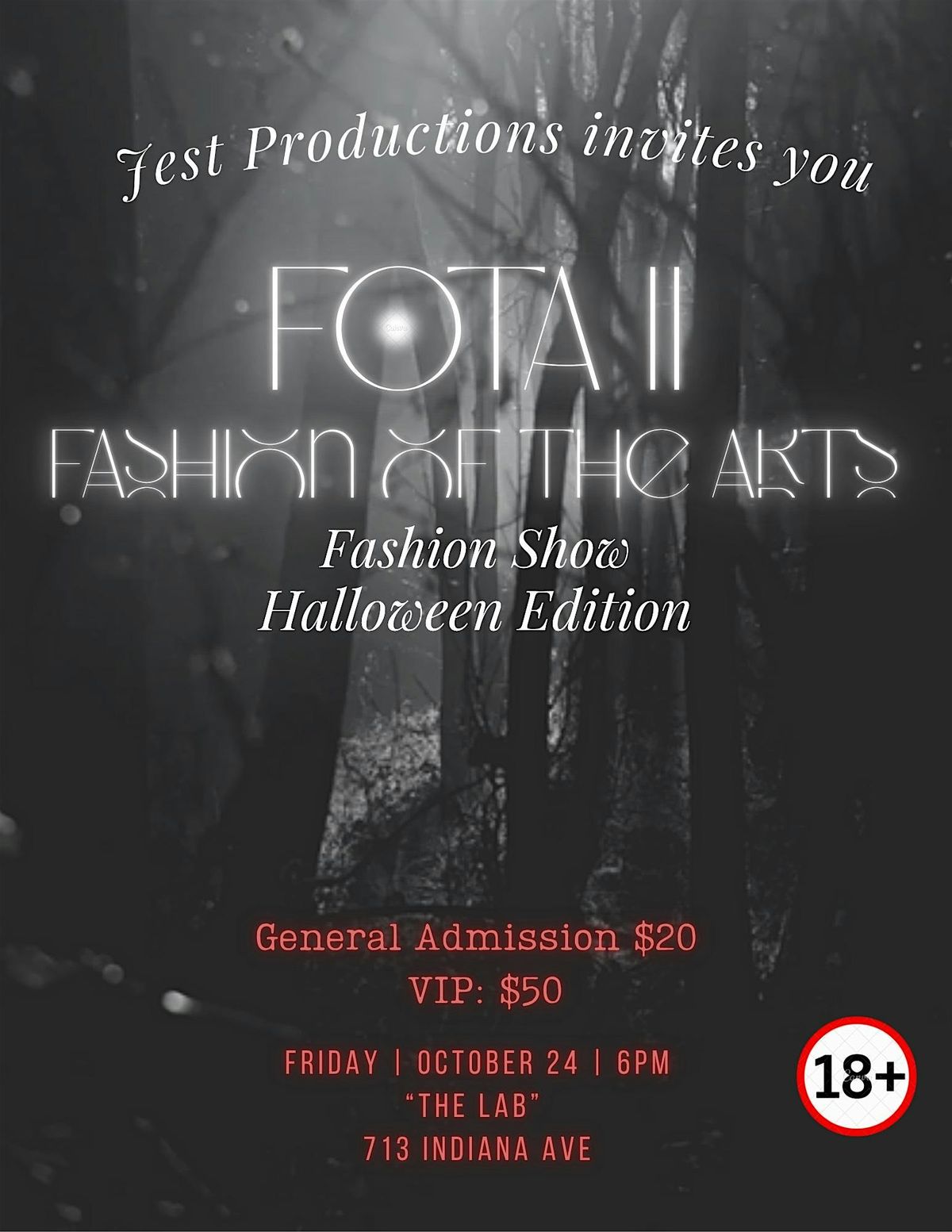 F.O.T.A \u2014 Fashion of the Arts: Halloween Edition