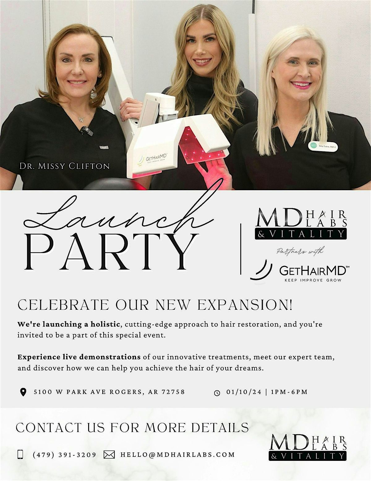 MD Hair Labs x GetHairMD Launch Party with Dr. Missy Clifton