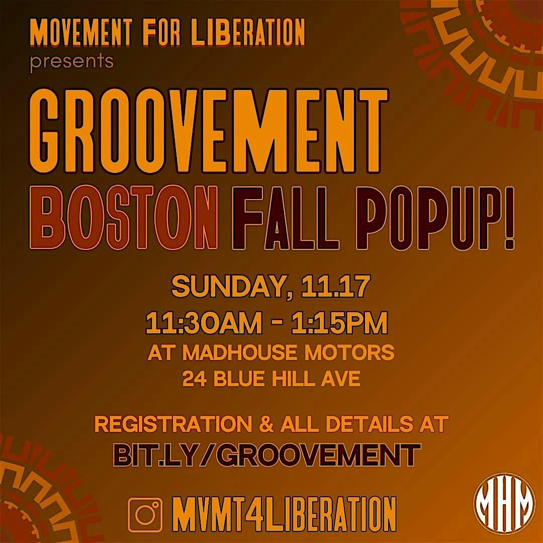 Groovement Boston Fall Popup - All-Levels Dance Class